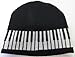 Black & White Piano Key/ Keyboard Hat