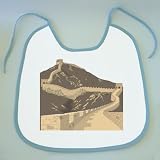 Baby Bib with great wall of china