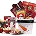 Smiling Snowman Holiday Bucket - Christmas Gourmet Food & Snacks Gift Basket