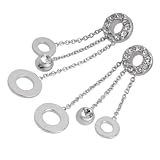 Oliver Weber Lola Swarovski Crystal Drop Earrings, Rhodium Plated