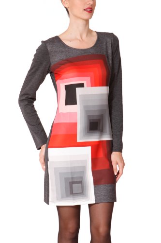 [L・XL・XXL]DESIGUAL(デシグアル) レディースワンピース(Ymanga) 37v2143 大きいサイズ レディース