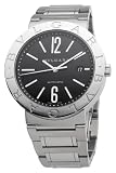 Bvlgari Men's BVLBB42BSSDAUTO Black Dial Watch