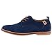 Kingdom Mall Men's Oxfords Shoes Suede Shoes Casual Lace Up Leather Loafers