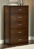 Modus Furniture 3C2284 Modera Five Drawer Chest, Chocolate Brown Modus Furniture 3C2284 Modera Five Drawer Chest, Chocolate Brown