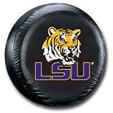 LSU Tigers Black Spare Tire Cover