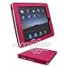 VMG Apple iPad Original 1st Generation Gen Leather Case - Hot Pink Top-Loading Leather CUSHION Padded Case Cover for Apple iPad Original 1st Generation Gen [FIRE SALE CLOSEOUT PRICE]