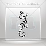 Decals Stickers Lizard Gecko Tribal Surf Style Car door Waterproof Racing Dur (3 X 1.21 In)
