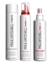 Paul Mitchell Original Awapuhi Shampoo (10.14 oz), Flexible Style Sculpting Foam (6.7 oz) and Firm Style Freeze and Shine Super Spray (8.5 oz) Kit