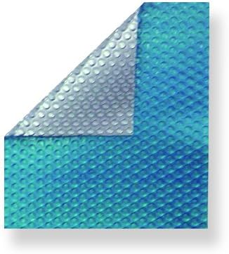 MidWest Canvas Space Age 15-Foot-by-30-Foot Oval Solar Cover | 12 Mil | Heating Blanket for In-Ground and Above-Ground Swimming Pools | Place Bubble-Side Facing Down in Pool