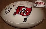 Josh Freeman Autographed/Hand Signed Tampa Bay Buccaneers Logo Football