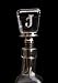 Monogram Glass Wine Stopper - J