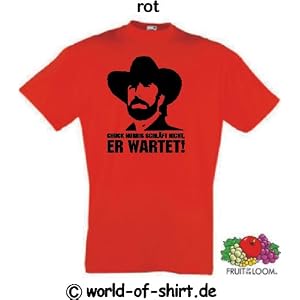 CHUCK NORRIS SCHLÄFT NICHT ER WARTET! T-SHIRT