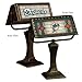 Art-Glass Banker's Lamp-Dolphins Image