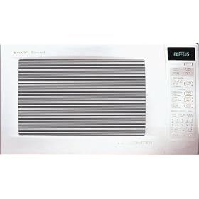 Sharp R-930AW 1-1 2-Cubic-Foot 900-Watt Convection Microwave, White by 