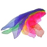 Jongliertuch aus Chiffon, 70x70 cm