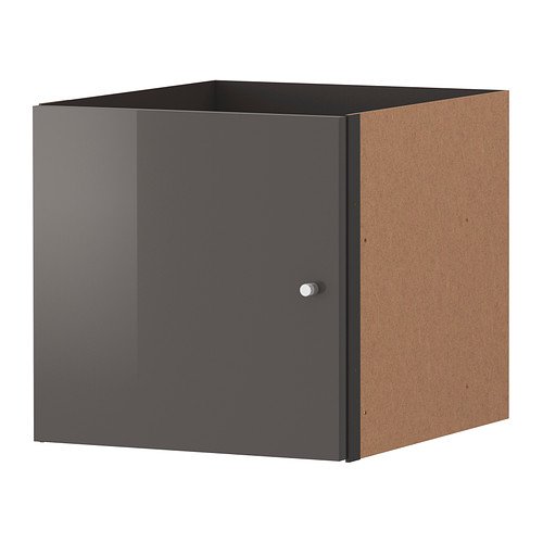 IKEA Kallax insert highgloss gray Ikea, Männerzimmer, Hochglanz