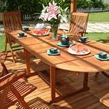 Vista Extention Table with Butterfly - B001G5BAPW