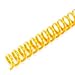 Spiral Binding Coils 6mm (Â¼ x 36-inch) 4:1 [pk of 100] Golden Yellow (PMS 1235 C)
