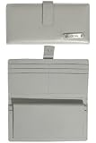 Kenneth Cole REACTION - KENNETH COLE REACTION Leather Wallet W/ Logo Bar (GRAY), 161501/867