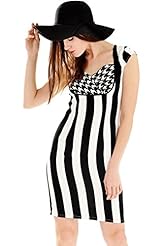 Polyester Vertical Stripe Evening Dress/Prom Dress/Wedding Party Dress/Mini Dress 