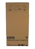 Scotch Mailing, Moving, and Storage Box, 12 Inches x 12 Inches x 12 Inches, Folded Box, 6-Pack (8012FB)