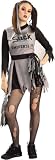 Adult Women's Zombie Cheerleader Costume (Sz:8-12)