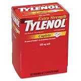 Tylenol(R) Extra-Strength, 2-Caplet Dosage, Box Of 50