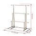 MyGift 13 inch Bronze Metal 3-Tier Necklace Bracelet Holder Jewelry Tower Hanger Organizer Display Rack