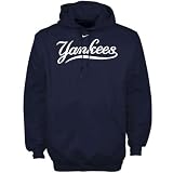 Nike New York Yankees Navy Tackle Twill Hoody Sweatshirt