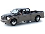 Diecast Model Ford F-350 Harley Davidson in Black and Silver