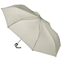 Totes Super Mini Manual Umbrella - Khaki
