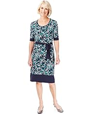 Classic Collection Waist Tie Spotted & Belted Dress