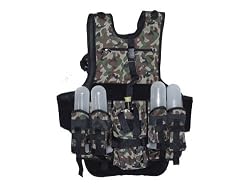 Gen X Global Deluxe Tactical Paintball Vest - Camoflouge