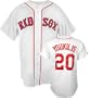 Kevin Youkilis White Majestic MLB Home Replica Boston Red Sox Jersey