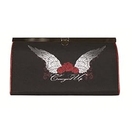Cowgirl Up -- Red Rose HardShell Wallet