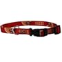 San Francisco 49ers Maroon Adjustable Dog Collar