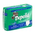 Depend Underwear Extra Absorbency Size Small/Medium Case/80 (4 bags of 20)