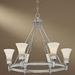 Minka Federal Restoration Chrome 6Lt Chandelier