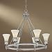 Minka Federal Restoration Chrome 6Lt Chandelier 4276-77