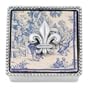 Mariposa Beaded Napkin Holder Fleur de Lis