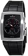Movado Men's 0606393 Eliro Black Rubber Strap Black Tonneau Dial Watch from Movado