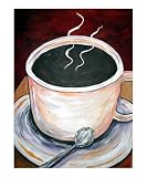 Cafe Au Lait Still Life Giclee Poster Print by Angel Turner Dyke, 16x20