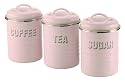 Typhoon Tea Coffee And Sugar Set Pink