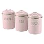 Typhoon Tea Coffee And Sugar Set Pink
