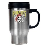 Pittsburgh Pirates Stainless Steel Travel Mug  (Primary Logo)