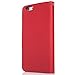 iPhone 6 Case,(4.7),[Upgraded-Opened Volume and Power Button Ports,no Break Issues] By HiLDA,Wallet Case,PU Leather Case,Credit Card Holder,Flip Cover Skin[Red]