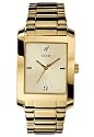 GUESS Men's Steel Goldtone Diamond Watch