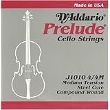 D'Addario Prelude 4/4 Cello String Set Medium