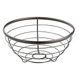 InterDesign Axis Fruit Bowl for Kitchen Countertops - Bronze