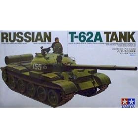 Russian T-62 Tank Military Model Kit